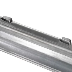 Afrasteringspaal 10 pcs Zilver 200 cm Staal><noscript><img width=