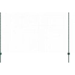 Afrasteringspaal 44 pcs Groen 180 cm Staal><noscript><img width=