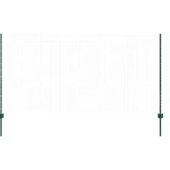 Afrasteringspaal 5 pcs Groen 120 cm Staal><noscript><img width=