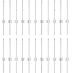 Afrasteringspaal 22 pcs Zilver 80 cm Staal>vidaXL