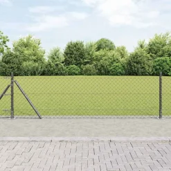 Afrasteringspaal 10 x 0,4 m (40 x 40 mm gaas)>vidaXL