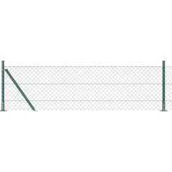 Tuinafscheidingen*vidaXL Afrasteringspaal 10 x 0,4 m (40 x 40 mm gaas) Groen