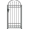 Tuinafscheidingen*vidaXL Afrasteringspaal met slot Assen Grijs 200 x 88 x 14 cm Staal