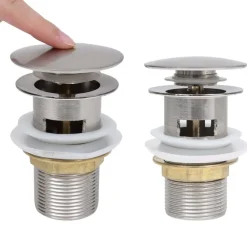 Afvoer pop-up met overloop 6,4x6,4x9,1 cm kleurig>vidaXL Best