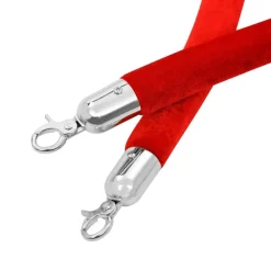 Afzetkoord fluweel rood en kleurig><noscript><img width=
