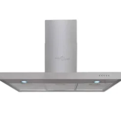 Keuken & Eetkamer*vidaXL Afzuigkap plat 900 mm roestvrij staal
