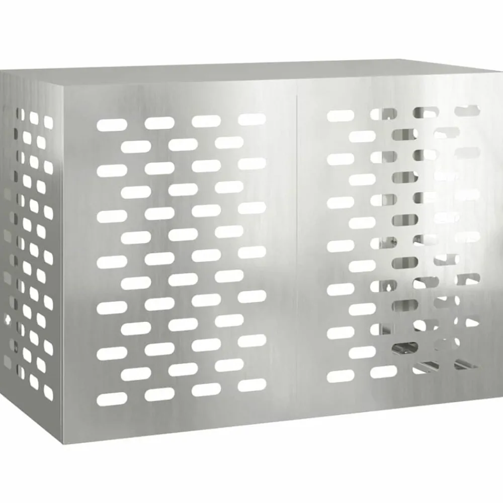Huishoudaccessoires*vidaXL Airconditioner hoes Zilver 100 x 50 x 70 cm Gegalvaniseerd staal