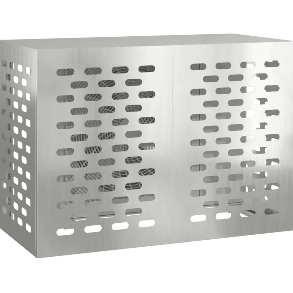 Huishoudaccessoires*vidaXL Airconditioner hoes Zilver 100 x 50 x 70 cm Gegalvaniseerd staal