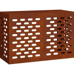 Huishoudaccessoires*vidaXL Airconditioner hoes Roestig 90 x 40 x 60 cm Cortenstaal