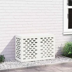 Huishoudaccessoires*vidaXL Airconditioner hoes 90 x 40 x 60 cm Staal Wit