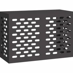 Huishoudaccessoires*vidaXL Airconditioner hoes 90 x 40 x 60 cm Staal Zwart