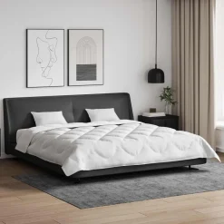 All-season dekbed met kussen 3 pcs Wit Microvezel>vidaXL Clearance