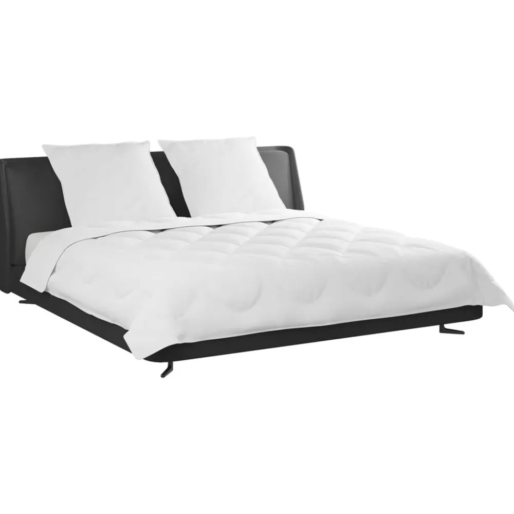 Linnengoed*vidaXL All-season dekbed met kussen 3 pcs Wit Microvezel