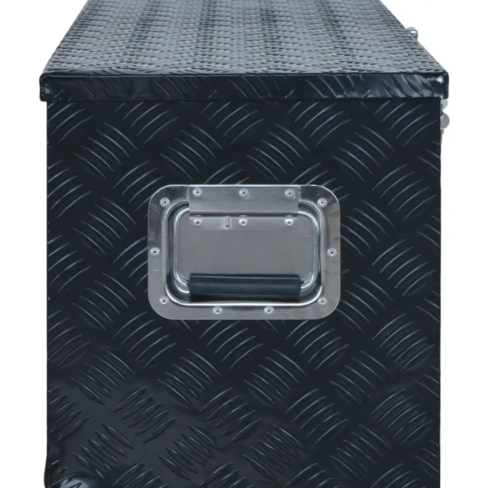 Aluminium kist 1085x370x400 mm zwart>vidaXL Hot