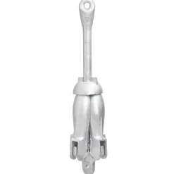 Voertuigonderdelen & -Accessoires*vidaXL Anker inklapbaar 1,5 kg smeedijzer zilverkleurig