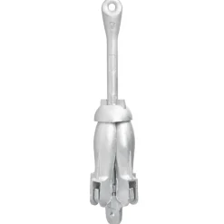 Voertuigonderdelen & -Accessoires*vidaXL Anker inklapbaar 4 kg thermisch verzinkt gietijzer zilver