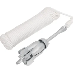 Voertuigonderdelen & -Accessoires*vidaXL Anker met touw inklapbaar 2,5 kg smeedijzer zilverkleurig