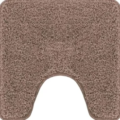 Badkameraccessoires*vidaXL Antislip Badmat met Toilet Cut 50 x 50 cm PP Bruin