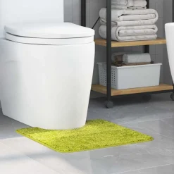 Badkameraccessoires*vidaXL Antislip Badmat met Toilet Cut 50 x 50 cm PP Groen