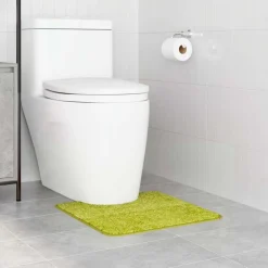 Badkameraccessoires*vidaXL Antislip Badmat met Toilet Cut 50 x 50 cm PP Groen