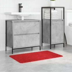 Badkameraccessoires*vidaXL Antislip Badmat 50 x 80 cm PP Rood
