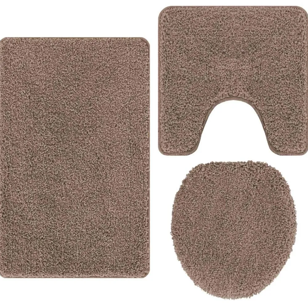 Antislip Badmat Set 3 pcs PP>vidaXL