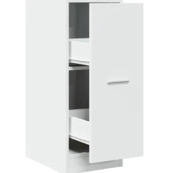 Kasten & Opbergmeubelen*vidaXL Apothekerskast 30x41x77,5 cm Bewerkt Hout Wit
