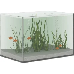 Huisdierbenodigdheden*vidaXL Aquarium met opslag Doorzichtig 30 x 20 x 20 cm Glas