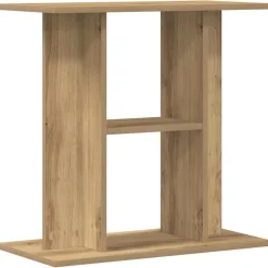 Aquariumstandaard 60x30x60cm bewerkt hout artisanaal eikenkleur>vidaXL Sale