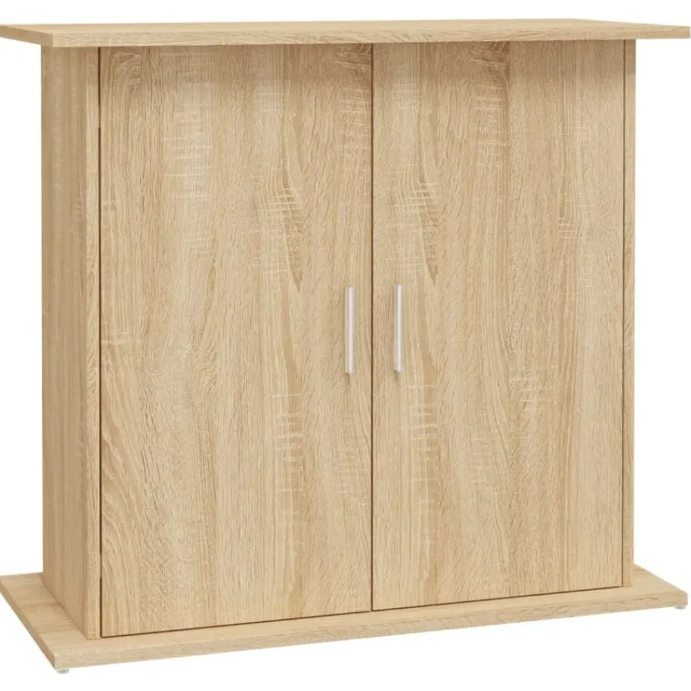 Huisdierbenodigdheden*vidaXL Aquariumstandaard 81x36x73 cm Bewerkt Hout Sonoma eiken
