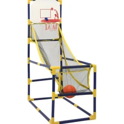Speelgoed*vidaXL Arcade basketbalset met bal en pomp 45x86x127 cm