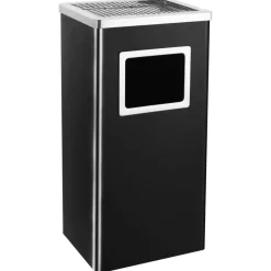 Asbak/prullenbak Hotel 45 L staal>vidaXL Outlet