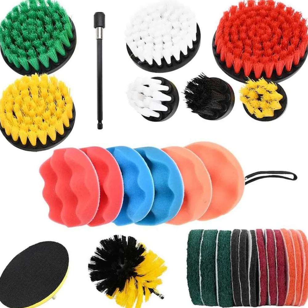 Auto Borstelset Multikleur poly rattan>vidaXL New