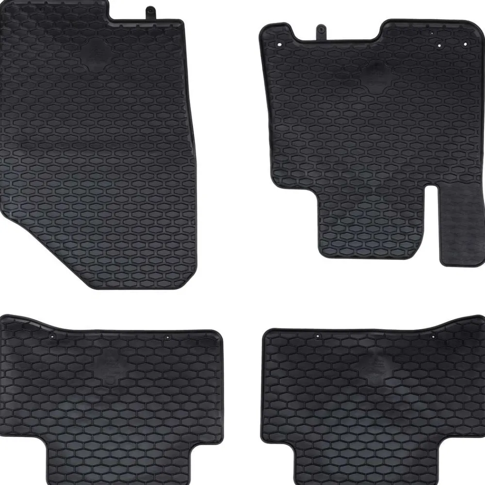 Autobodemmat 4 pcs Zwart geschikt voor TUCSON 2020- Rubber>vidaXL Discount