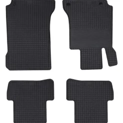 Autobodemmat 4 pcs Zwart Rubber>vidaXL Online