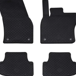 Autobodemmat 4 pcs Zwart geschikt voor zitplaats ATECA 2016->vidaXL New