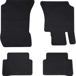 Voertuigonderdelen & -Accessoires*vidaXL Autobodemmat 4 pcs Zwart Geschikt voor MERCEDES E 2009-2016