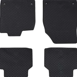 Voertuigonderdelen & -Accessoires*vidaXL Autobodemmat 4 pcs Zwart Geschikt voor Audi Q4 etron 2022-
