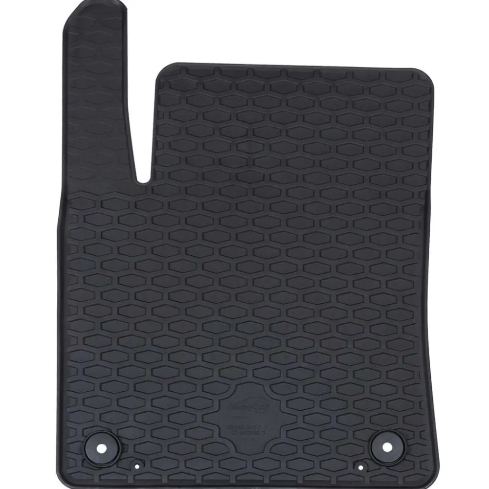 Voertuigonderdelen & -Accessoires*vidaXL Autobodemmat 4 pcs Zwart Rubber