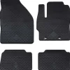 Autobodemmat 4 pcs Zwart Geschikt voor Toyota YARIS 2020->vidaXL Hot