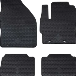 Autobodemmat 4 pcs Zwart Geschikt voor Toyota YARIS 2020->vidaXL Hot