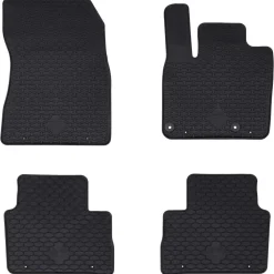 Autobodemmat 4 pcs Zwart Geschikt voor Nissan QASHQAI 2021->vidaXL New