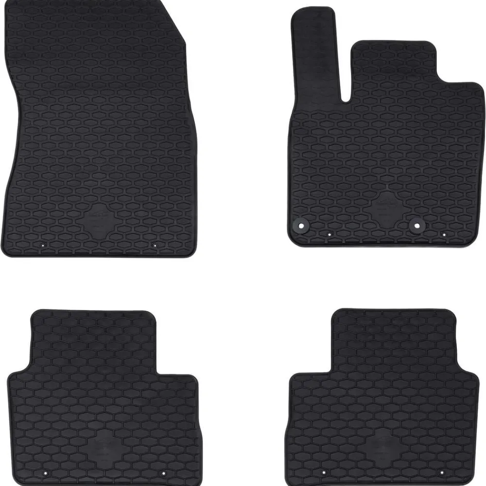 Autobodemmat 4 pcs Zwart Geschikt voor Nissan QASHQAI 2021->vidaXL New