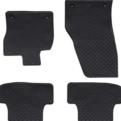 Voertuigonderdelen & -Accessoires*vidaXL Autobodemmat 4 pcs Zwart geschikt voor VW T-ROC 2017- Rubber