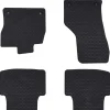 Autobodemmat 4 pcs Zwart Rubber>vidaXL Outlet