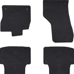 Autobodemmat 4 pcs Zwart Rubber>vidaXL Outlet