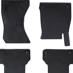 Autobodemmat 4 pcs Zwart geschikt voor Audi A4 B9 2015-2024>vidaXL Discount