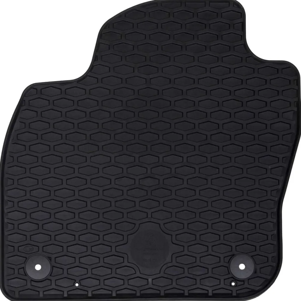 Autobodemmat 4 pcs Zwart Geschikt voor VW T-CROSS 2019- Rubber>vidaXL Hot