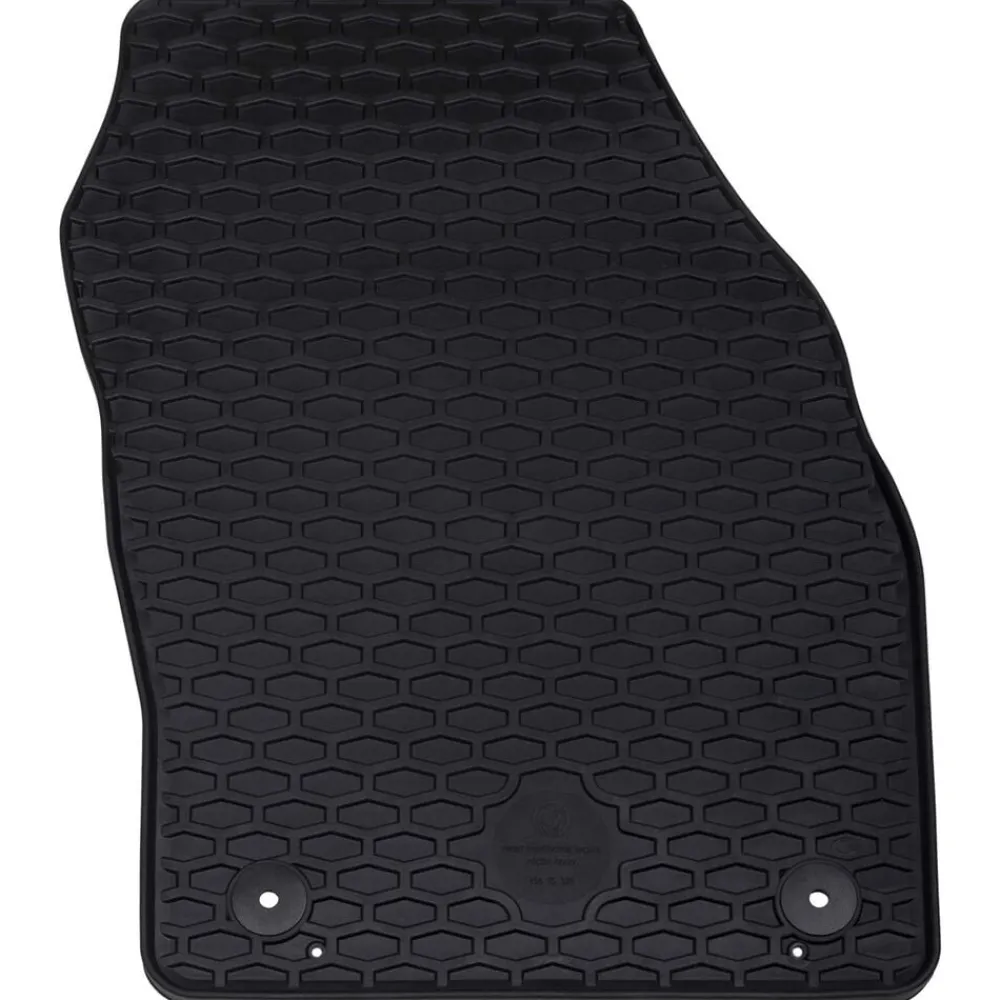 Autobodemmat 4 pcs Zwart Geschikt voor VW T-CROSS 2019- Rubber>vidaXL Hot