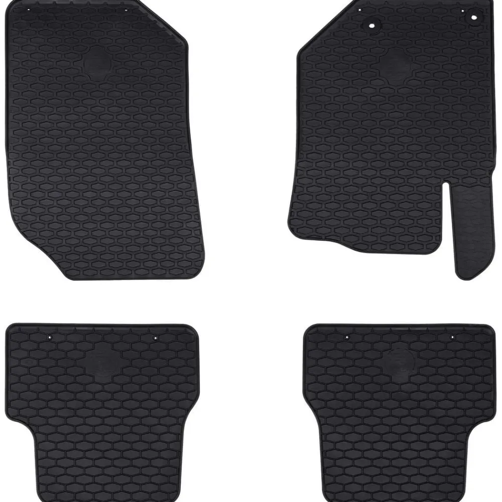 Autobodemmat 4 pcs Zwart geschikt voor DS3 2019- Rubber>vidaXL Discount